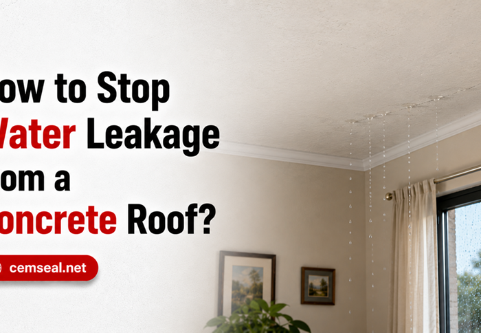 How to Stop Water Leakage from a Concrete Roof