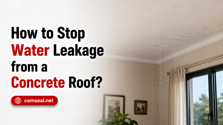 How to Stop Water Leakage from a Concrete Roof